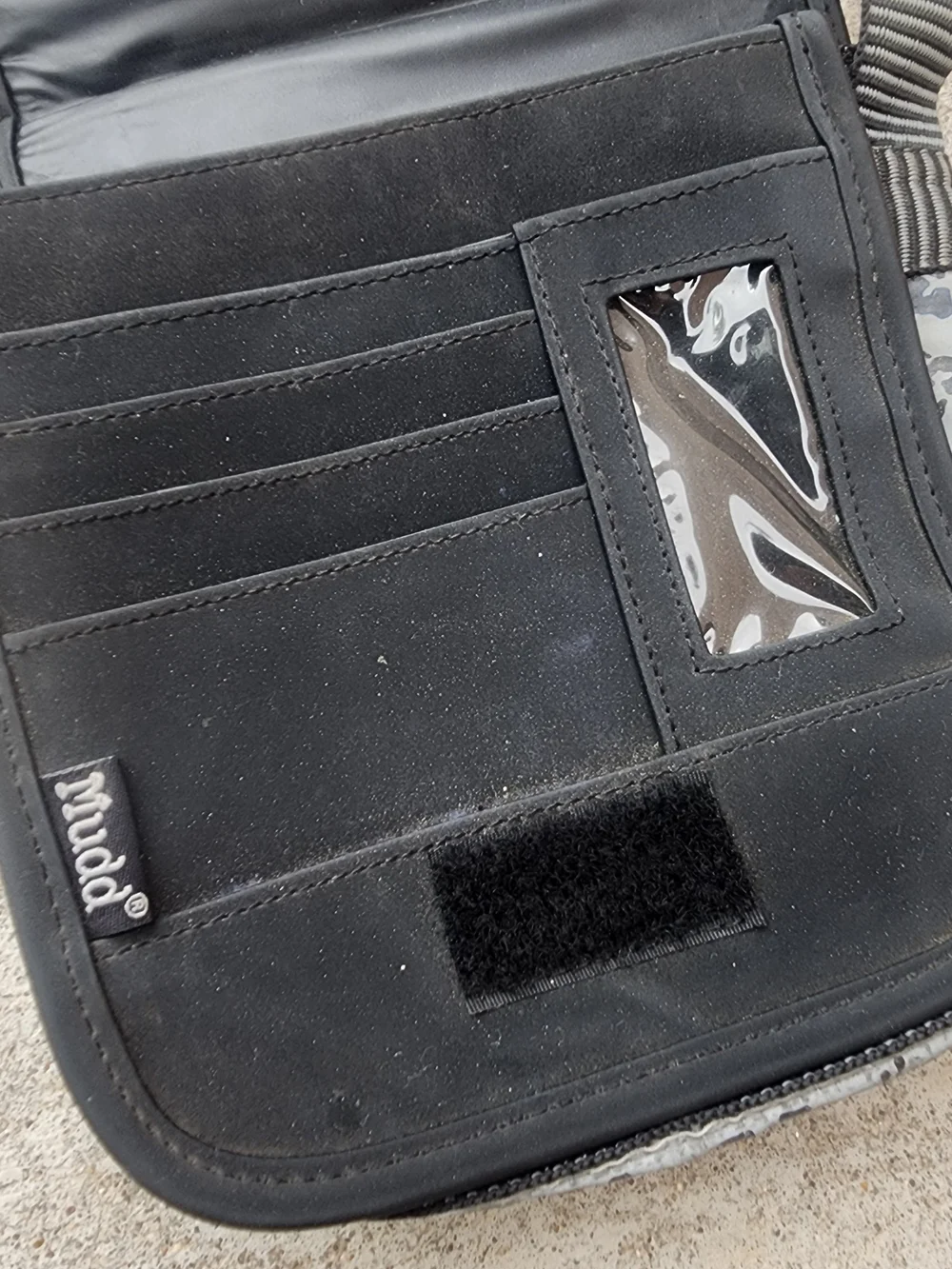 MUDD Vintage 90s Y2K Black Gray Crossbody Bag Purse